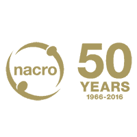 Nacro 50 years anniversary logo