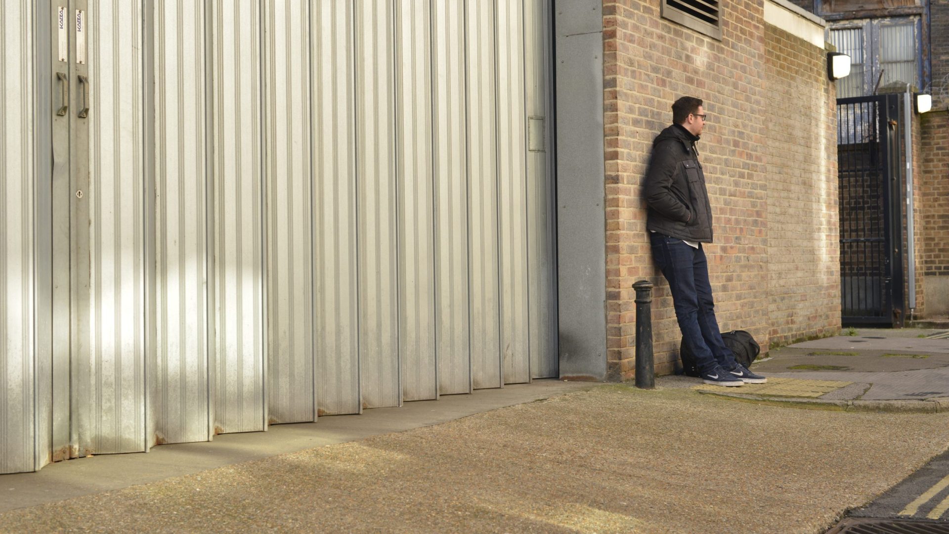 image of service user outside of prison