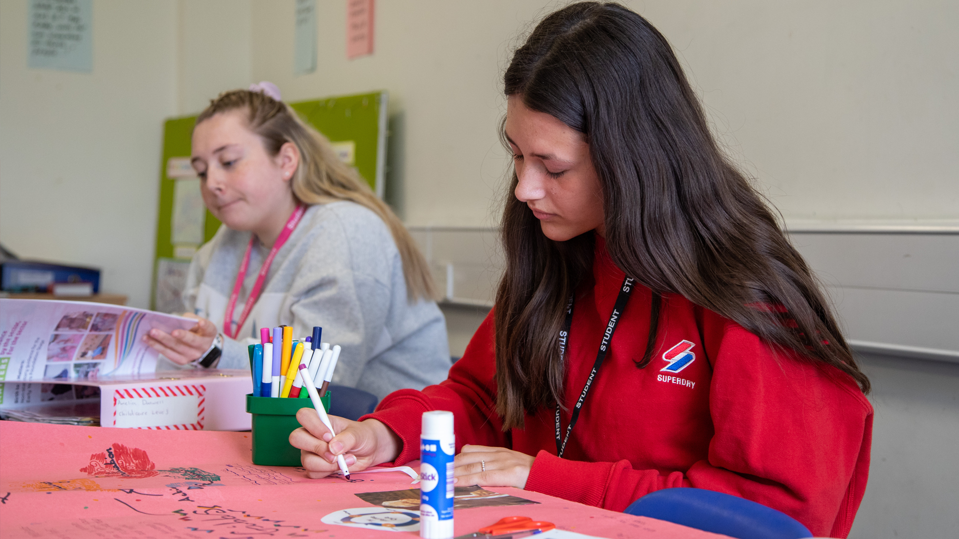 image of learner at education centre