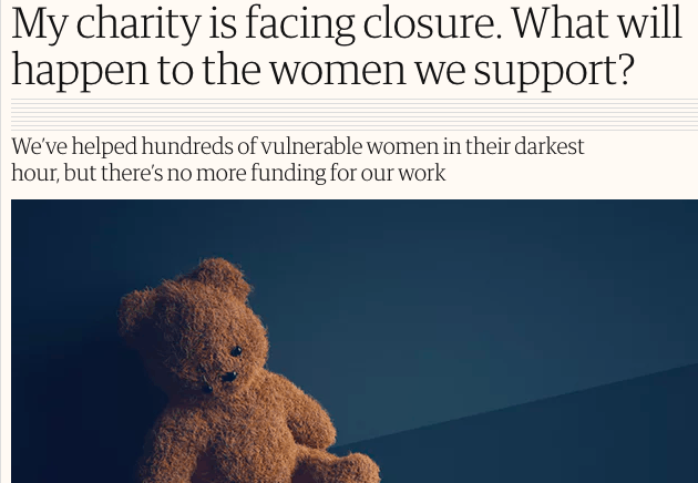 Screenshot of Nacro snippet in The Guardian