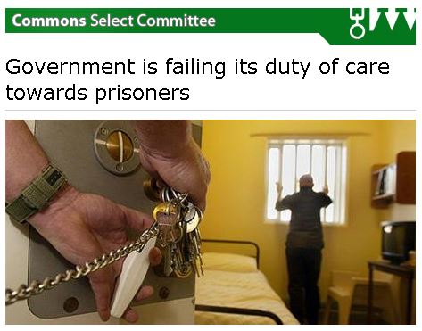 Snippet of prison report