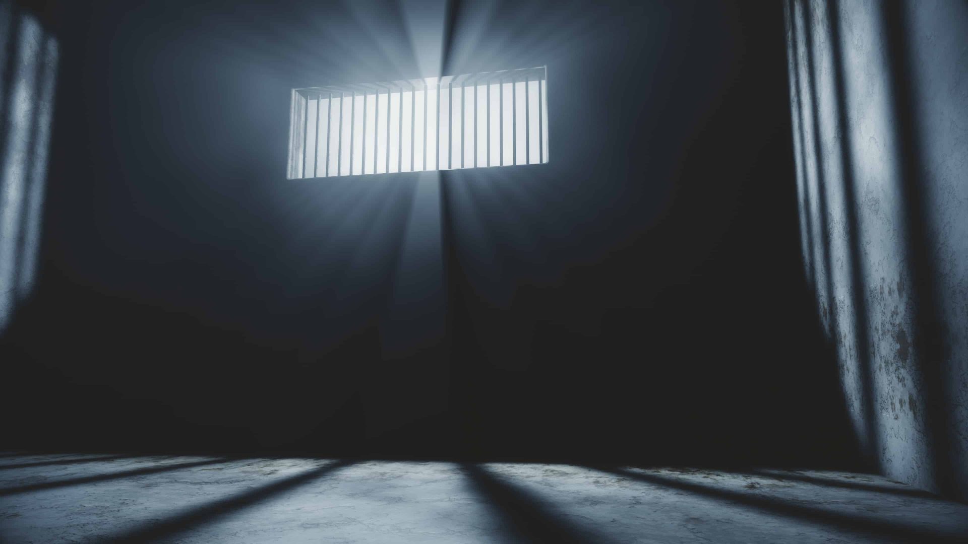 Inside prison cell