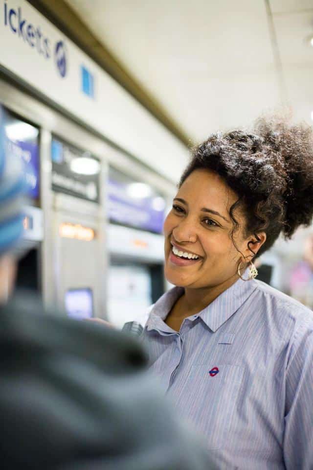 Picture of a TFL worker