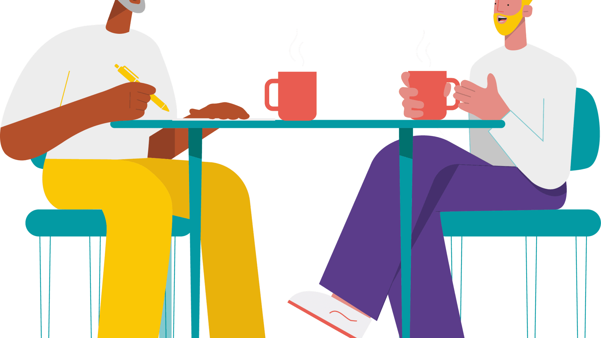 Community accommodation service - tier 2 graphic of people talking around a table