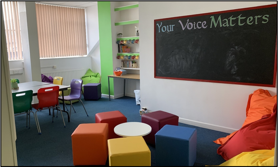 Nacro Sheffield common room