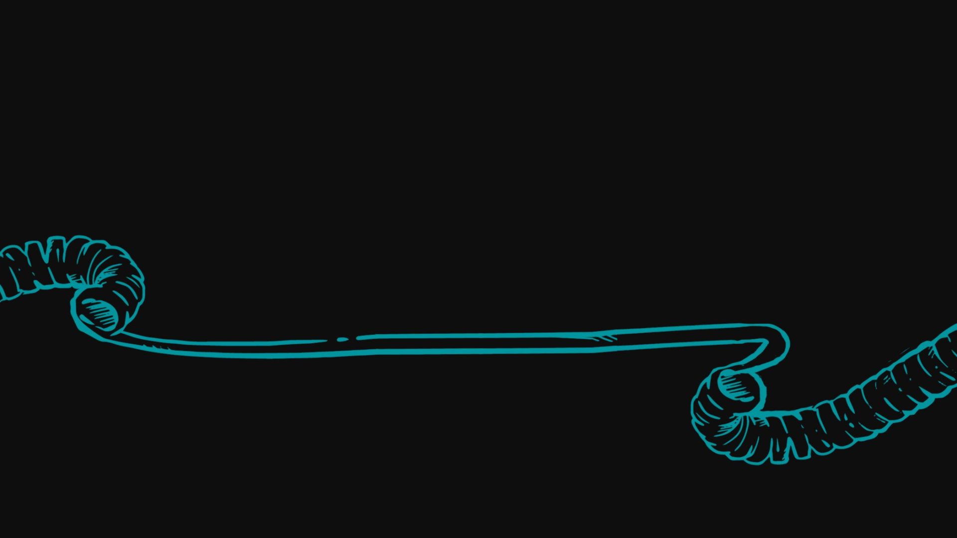 Illustration of a phone line